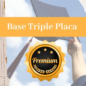BASE TRIPLE PLACA
